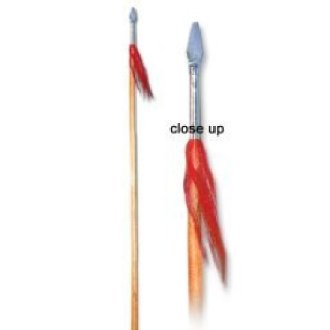Wushu Waxwood Stick Single Spear head 72"