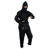 Adults Ninja Uniform - Black 10oz