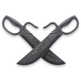 Black Polypropylene Phoenix Wing Chun Knives