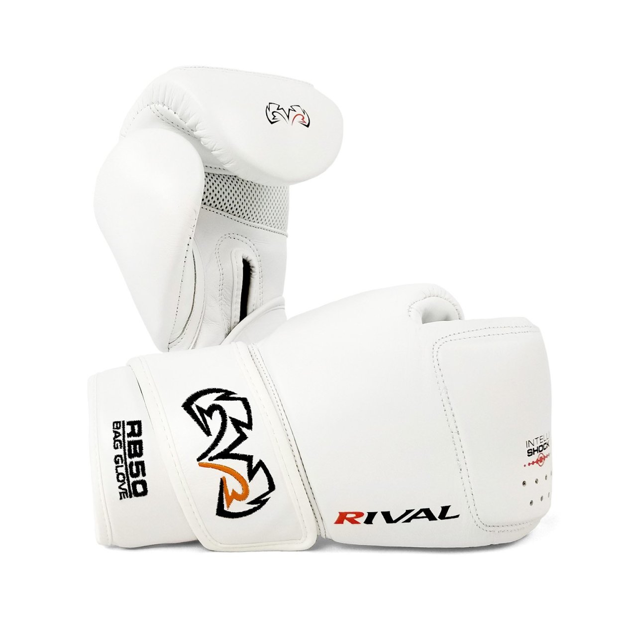 Rival Boxing RB50 Intelli-Shock Compact Bag Gloves - White