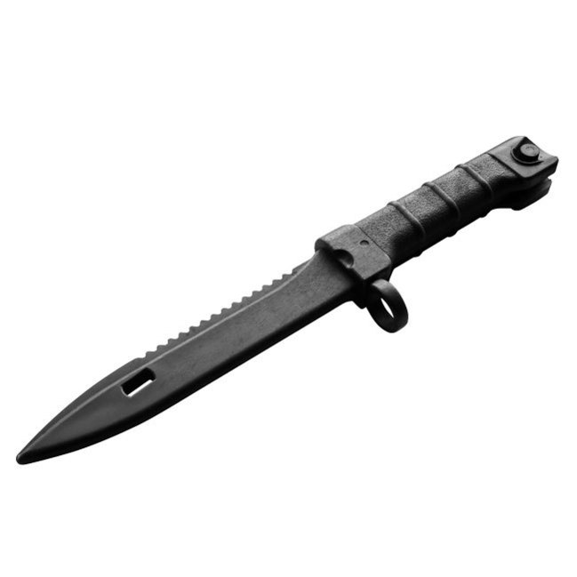 TPR Rubber \"Rambo\" Training Knife - (E450)