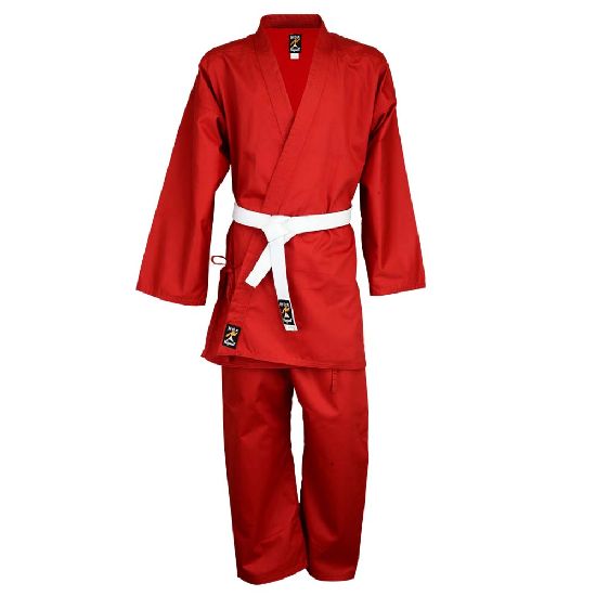 Karate Uniform : Red Children\'s P/C
